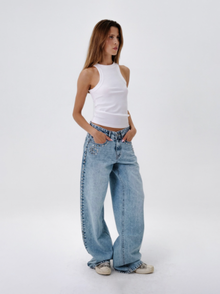 WIDE LEG JEANS