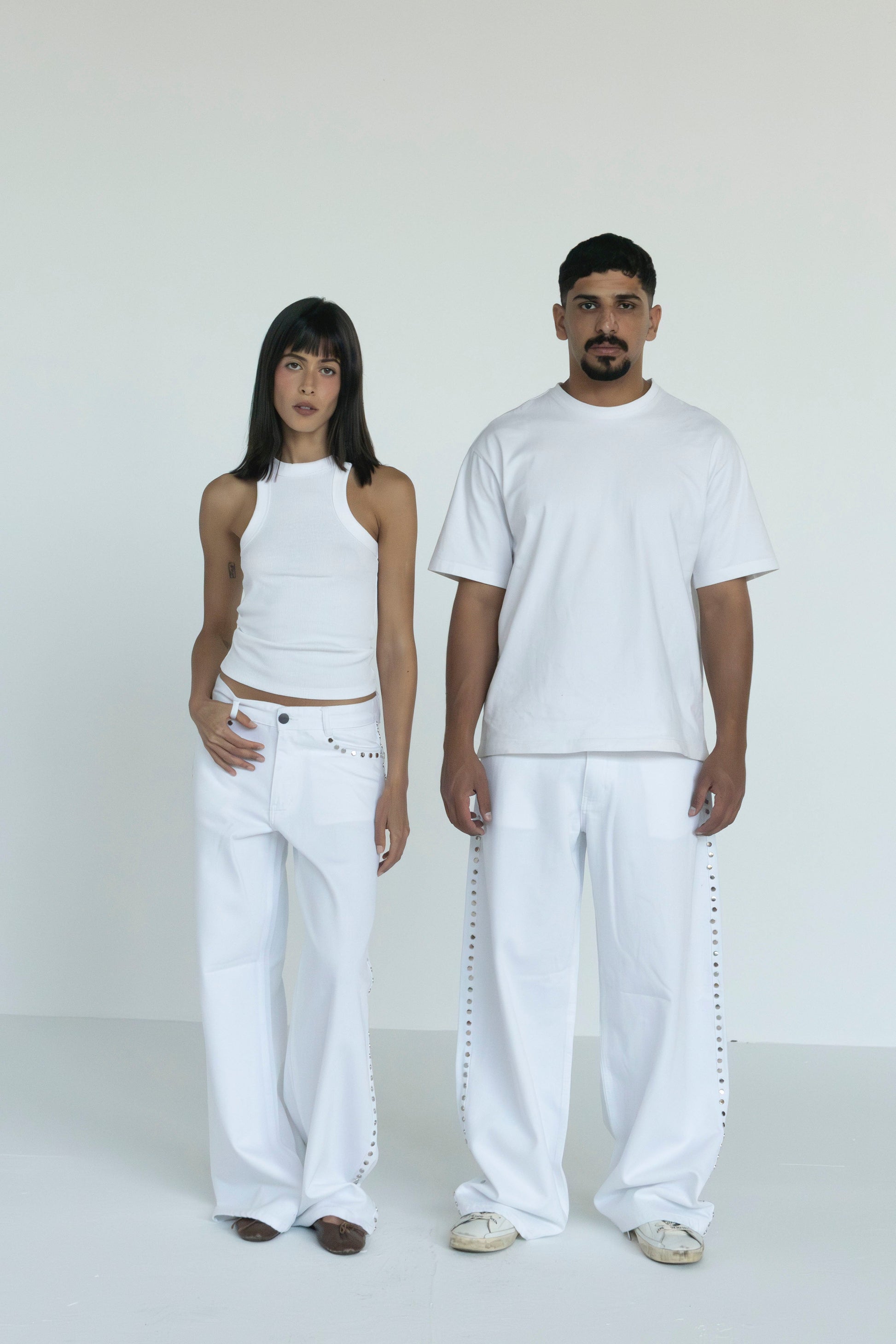 white-studded