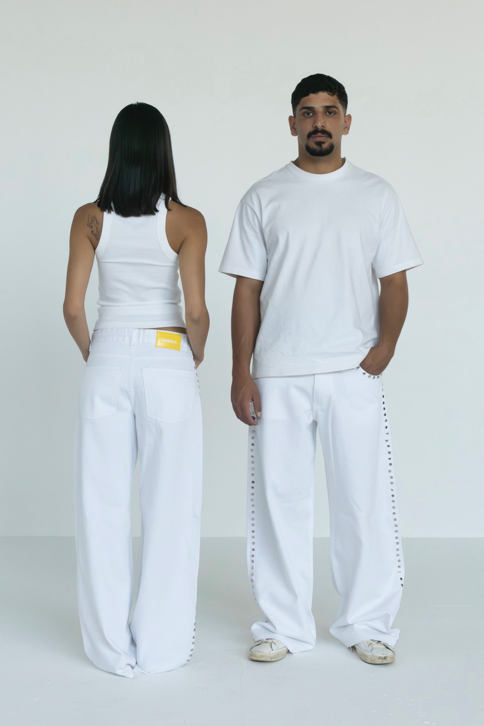 white-studded