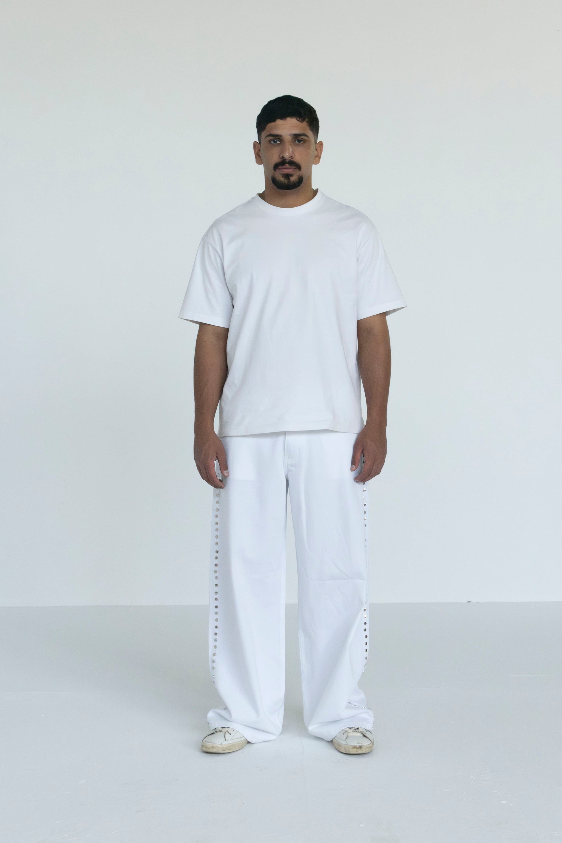 white-studded