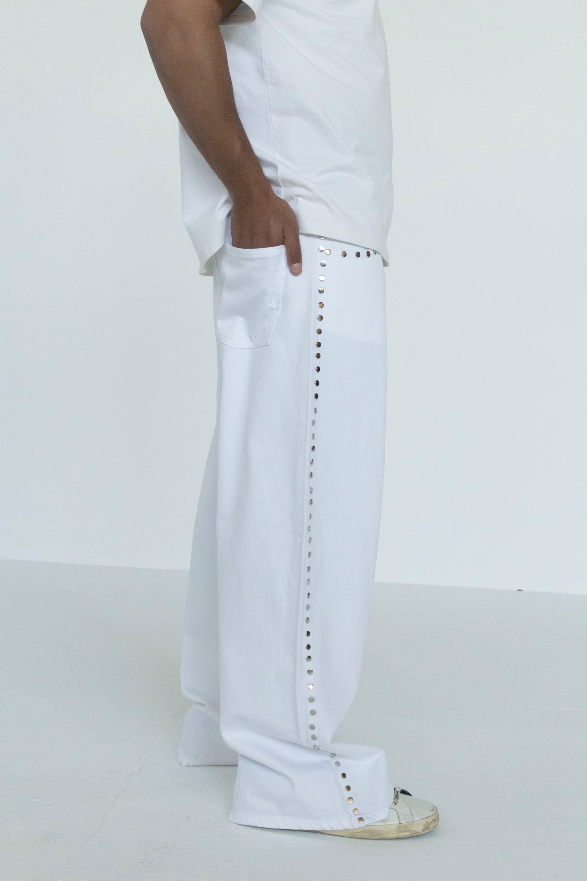 white-studded