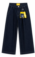 ruhdies tailored baggy pants in raw blue