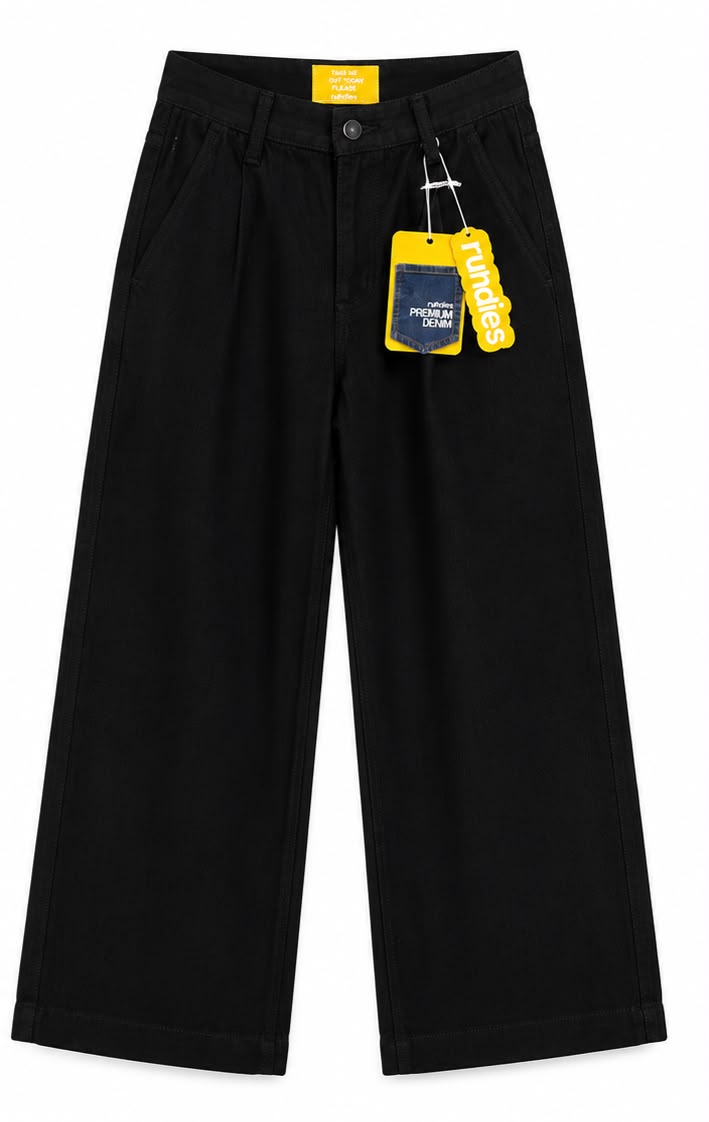 ruhdies tailored baggy pants in black