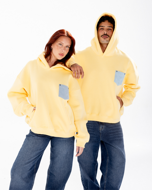 RUHDIES DENIM POCKET HOODIE