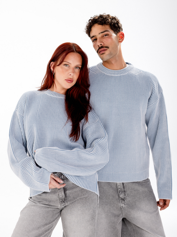 RUHDIES RIBBED KNIT SWEATER